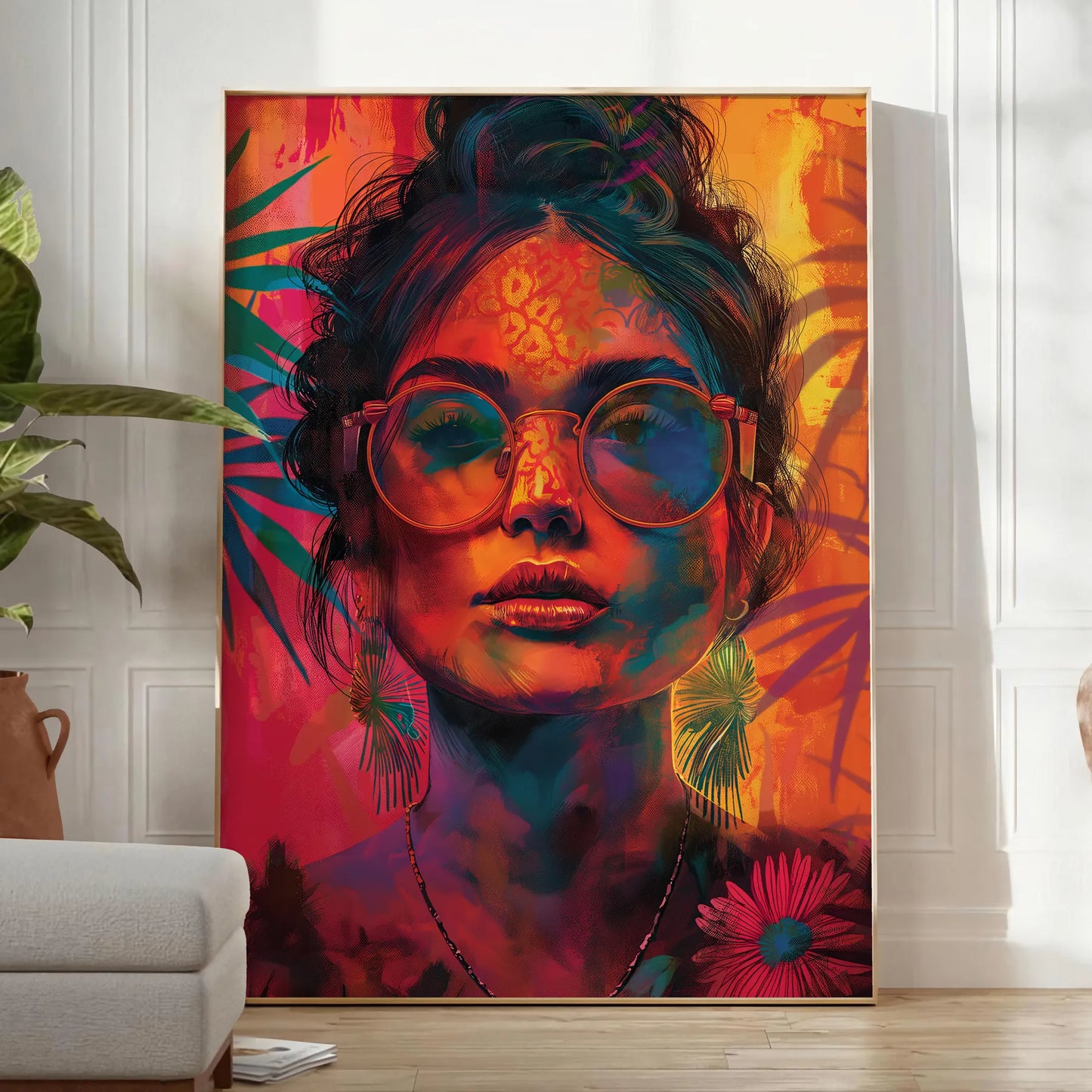 space boho print poster essence women artwork perfect touch elegance creativity decor unique gift available sizes A4 cm A0
