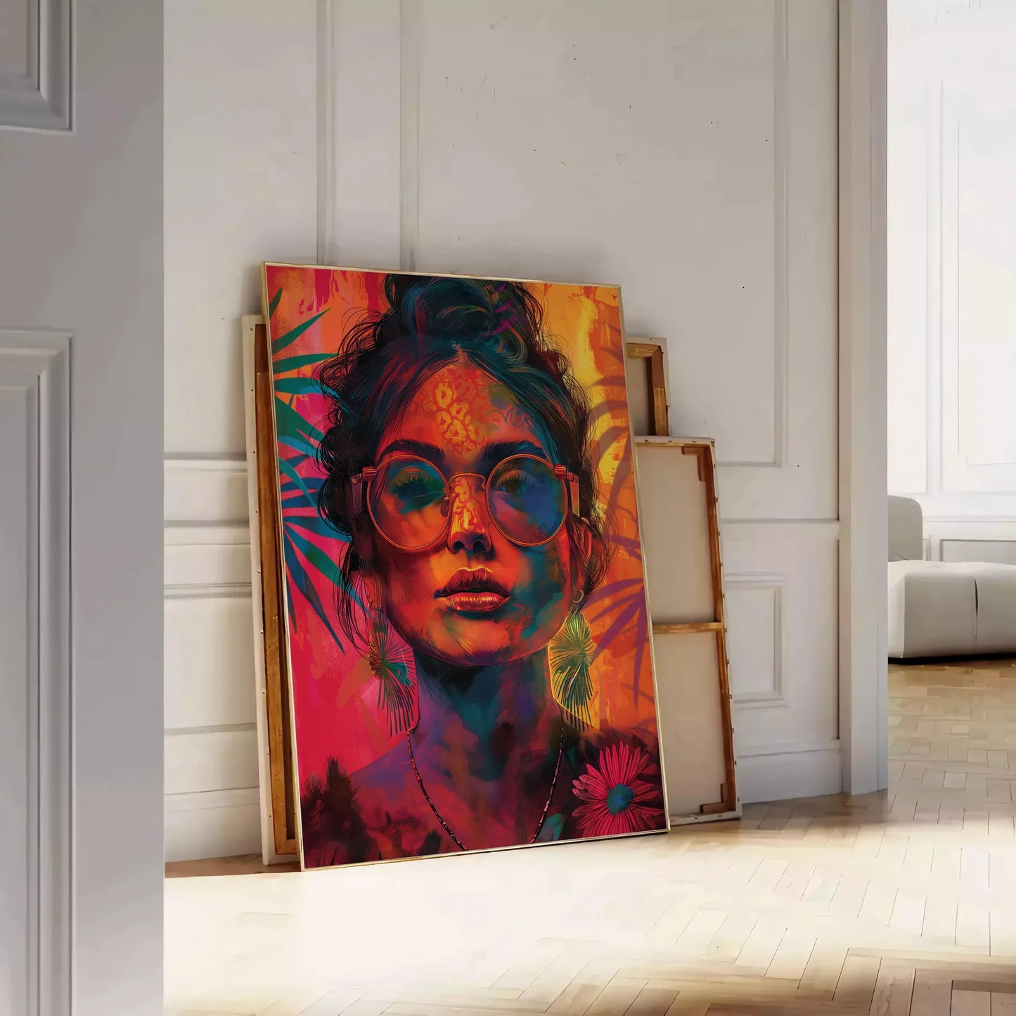 space boho print poster essence women artwork perfect touch elegance creativity decor unique gift available sizes A4 cm A0