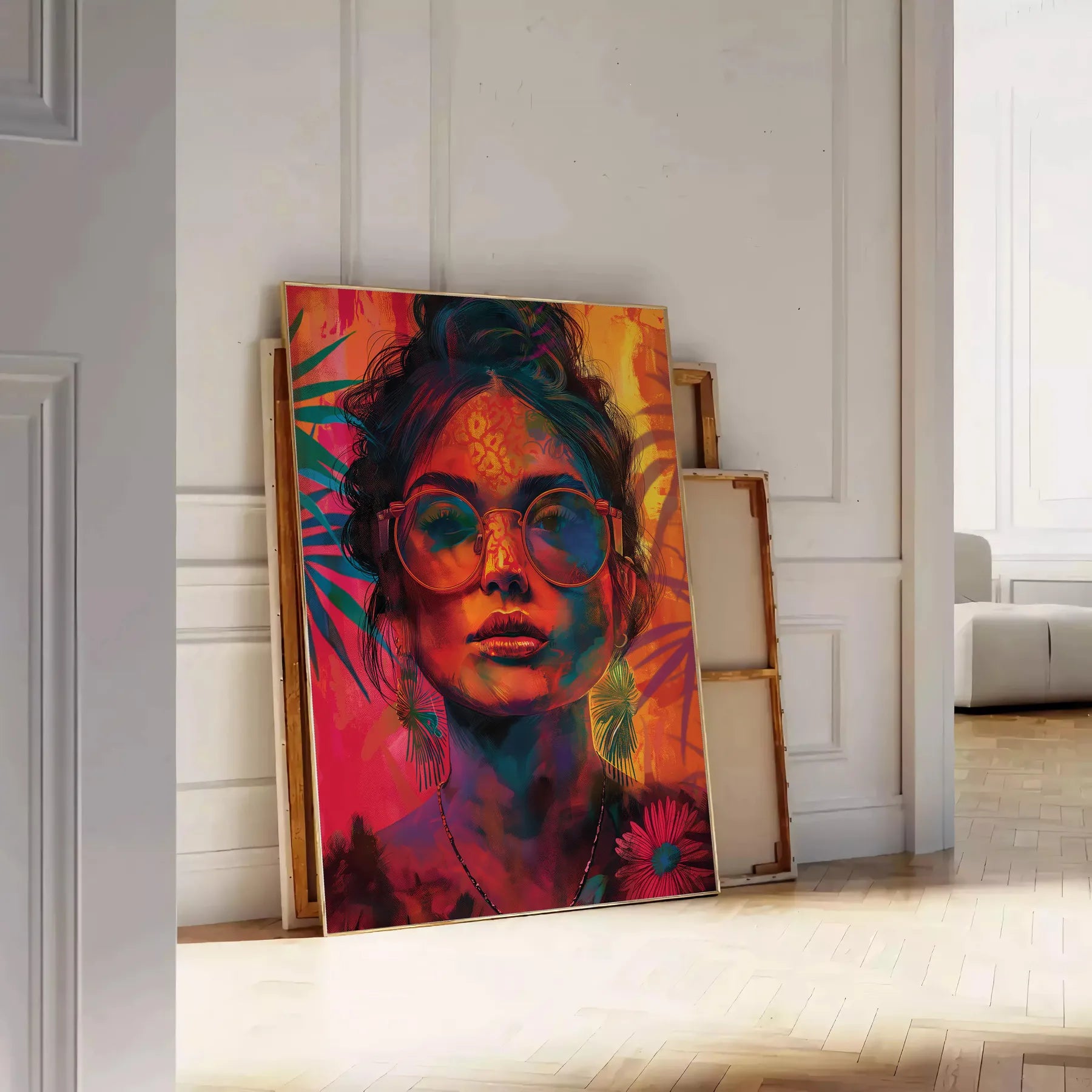 space boho print poster essence women artwork perfect touch elegance creativity decor unique gift available sizes A4 cm A0