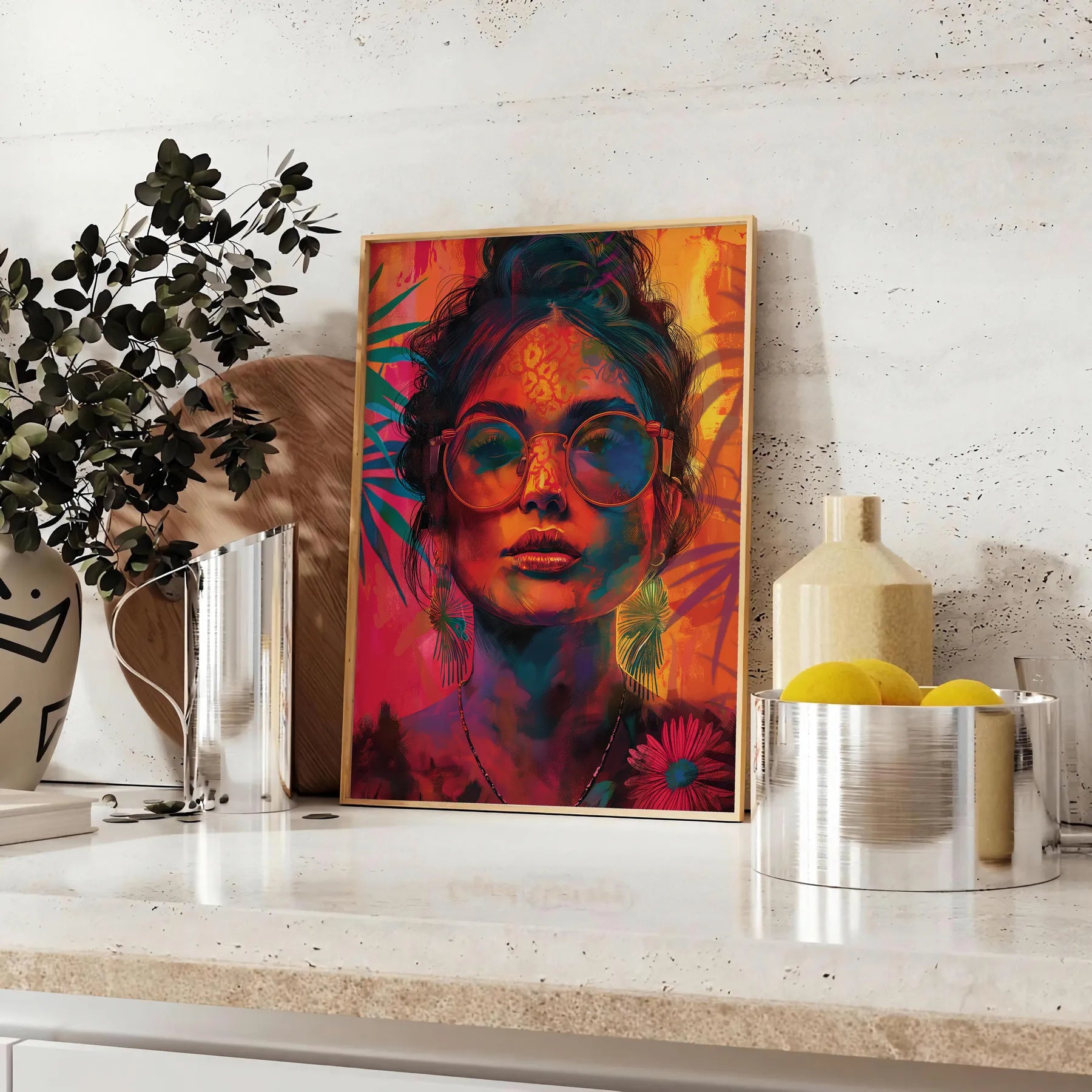 space boho print poster essence women artwork perfect touch elegance creativity decor unique gift available sizes A4 cm A0