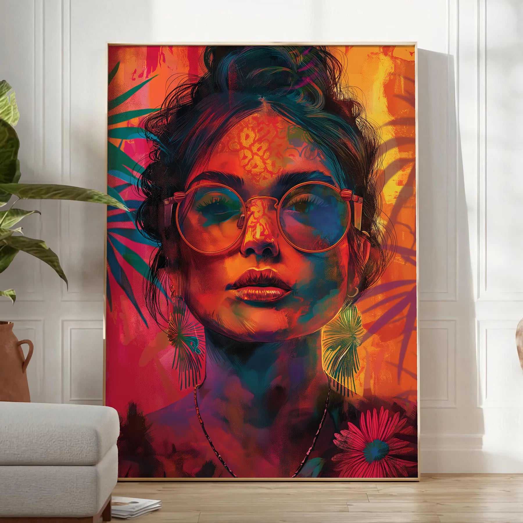 space boho print poster essence women artwork perfect touch elegance creativity decor unique gift available sizes A4 cm A0